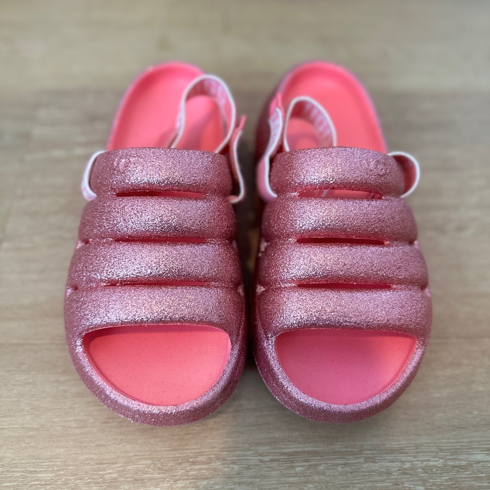 UGG Kids Sport Yeah Glitter Slingback Sandal